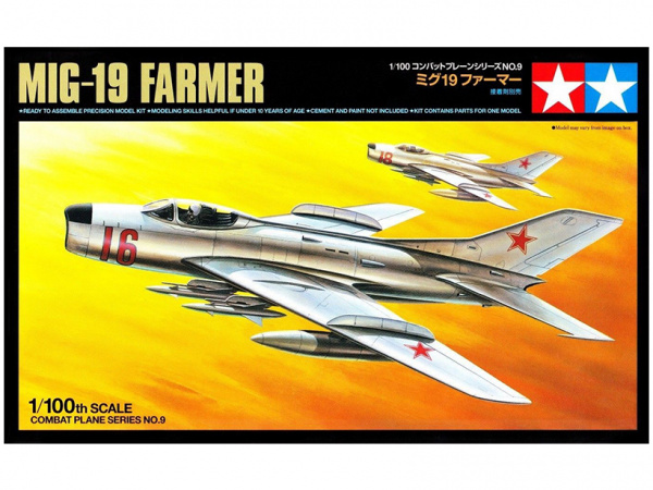 61609 Tamiya Советский реактивный истребитель MiG-19 Farmer (1:100)