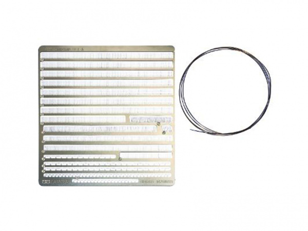 12642 Tamiya Фототравлёные релинги для кораблей масштаба 1/350, набор А  (1:350)