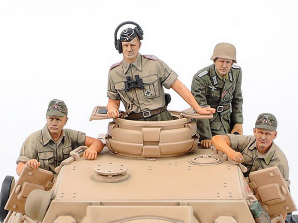 35378 Tamiya Немецкий танк Panzerkampfwagen IV Ausf.G ранний (5 миниатюр) (1:35)