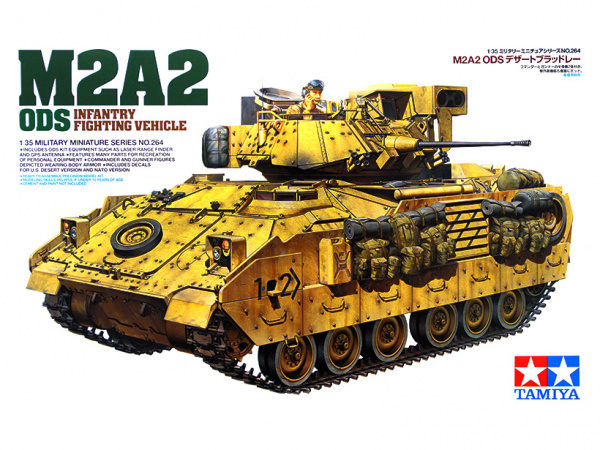 35264 Tamiya Американский бронетранспортер М2А2 «Операция Буря в пустыне» 2 фигуры (1:35)