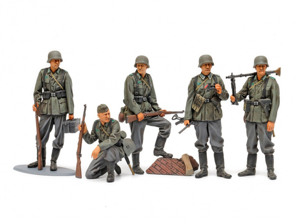 35371 Tamiya Немецкие пехотинцы 1941-1942г. Пять фигур. (1:35)