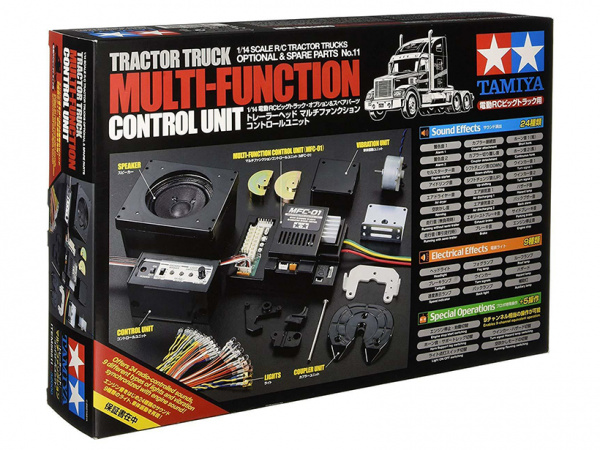 56511 Tamiya Многофункциональный свето-звуковой блок для грузовиков MFC-01 (1:14)