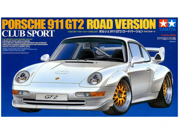 24247 Tamiya Porsche 911 GT2 Road Version Club Sport 1:24)