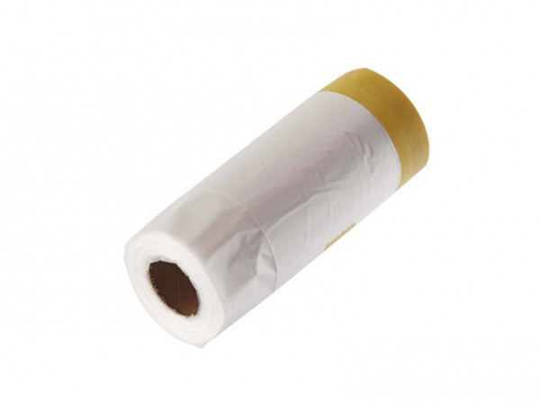 87164 Tamiya Маскирующая лента шириной 10 мм, с полиэтиленовой пленкой шириной 550 мм.