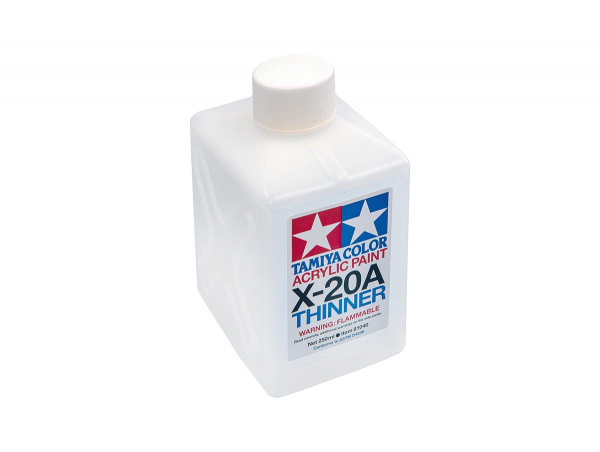 X-20A Acryllic Paint Thinner, 250 ml. (Растворитель для акриловых красок) Tamiya 81040