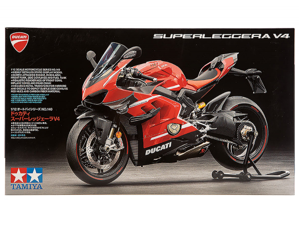 14140 Tamiya Мотоцикл Ducati Superleggera V4 2018 (1:12)