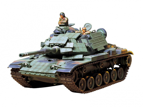35157 Tamiya Американский танк M60A1 with Reactive Armor с 2 фигурами (1:35)