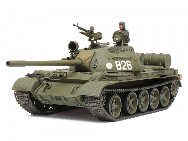 32598 Tamiya Советский средний танк 55 с фигурой командира (1:48)