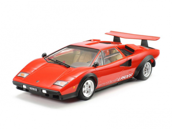 25419 Tamiya Lamborghini Countach LP500S с фигурой водителя (1:24)