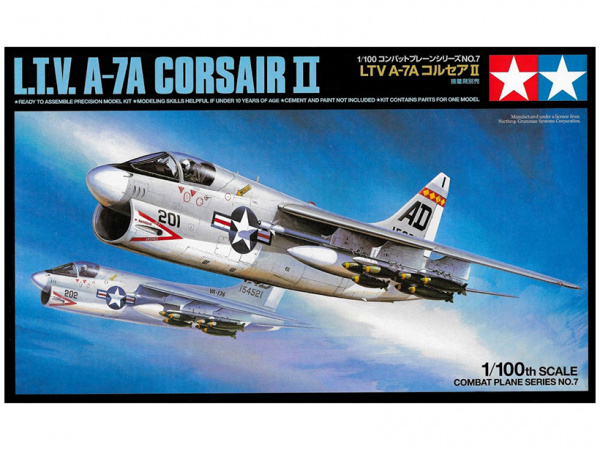 61607 Tamiya Американский штурмовик LTV A-7A Corsair II (1:100)