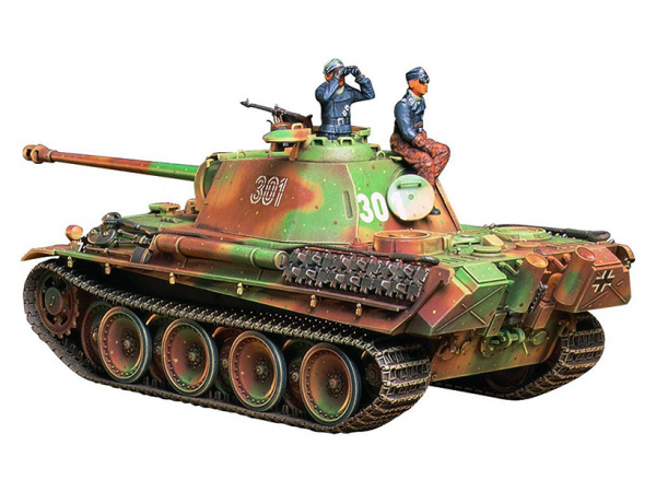 35176 Tamiya Немецкий танк Panther Type G (поздняя версия) с 2-мя фигурами танкистов (1:35)
