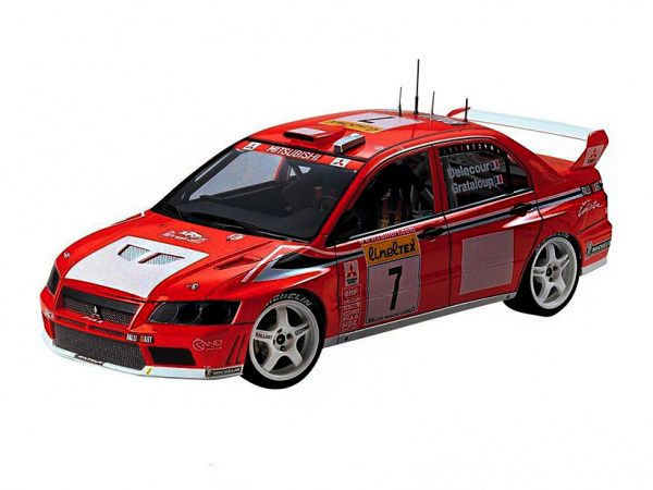 24257 Tamiya Mitsubishi Lancer Evolution VII WRC (1:24)