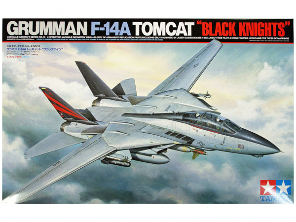 60313 Tamiya Американский истребитель Grumman F-14A Tomcat Black Knights (1:32)