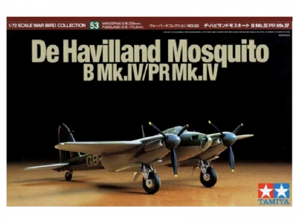 60753 Tamiya Британский бомбардировщик De Havilland Mosquito B Mk.IV/PR Mk.IV (1:72)