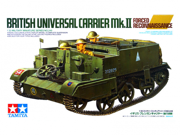 35249 Tamiya Английская универсальная машина пехоты на гусеничном ходу Mk.II с 5 фигурами (1:35)