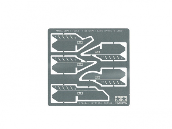 74094 Tamiya Набор тонких пилок-полотен I толщиной 0,1мм.