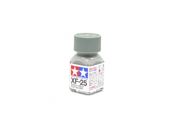 XF-25 Light Sea Grey flat, enamel paint 10 ml. (Морской Светло-Серый матовый) Tamiya 80325