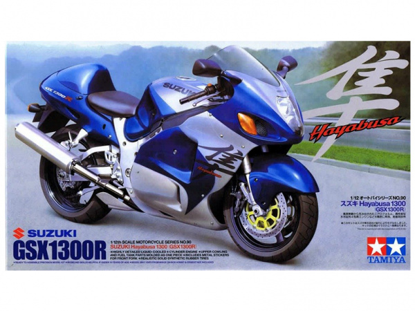 14090 Tamiya Мотоцикл Suzuki Hayabusa 1300 (GSX1300R) (1:12)