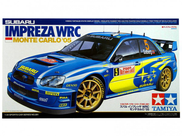 24281 Tamiya Subaru Impreza WRC Monte Carlo `05 (1:24)