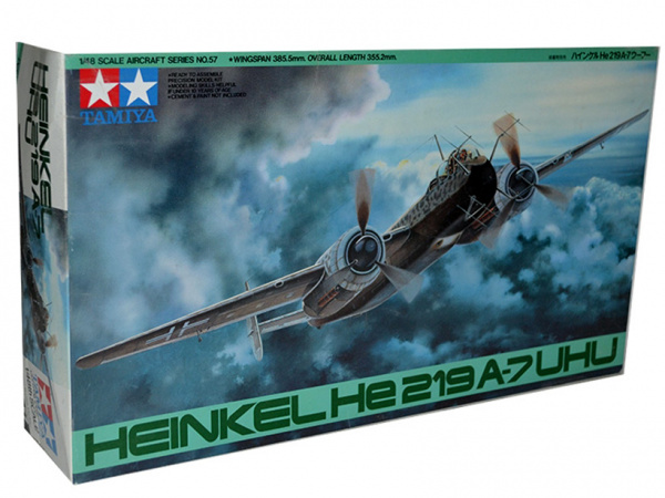 61057 Tamiya Немецкий ночной истребитель Heinkel He 219 А7 Uhu (1:48)