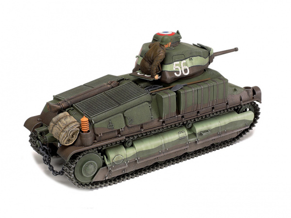 35344 Tamiya Французский средний танк SOMUA S35, с одной фигурой (1:35)
