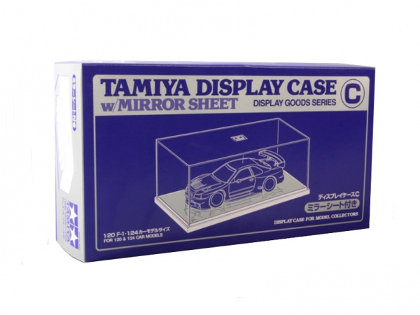 73008 Tamiya Футляр для моделей "С" (240х130х110 мм.) с зеркальной подставкой.