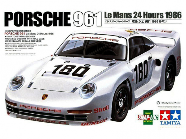 24320 Tamiya Porsche 961 Le Mans 24 Hours 1986 (1:24)