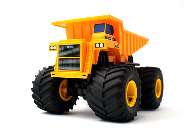 17013 Tamiya грузовик Mammoth Dump Truck с электромоторчиком (1:32)