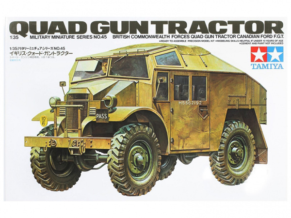 35045 Tamiya Английский тягач (Quad gun tractor) (1:35)