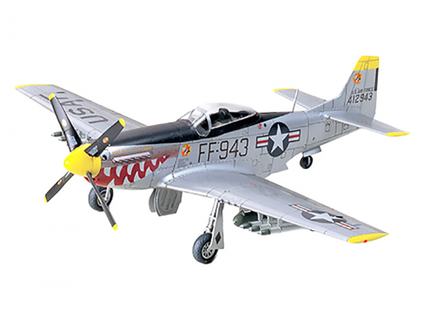 60754 Tamiya Американский истребитель North American F-51D Mustang Korean war (1:72)