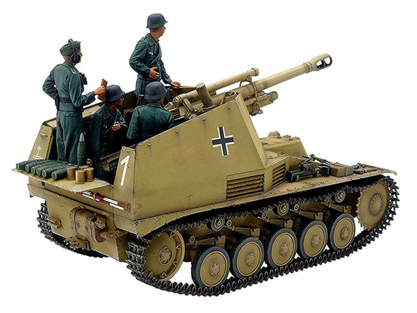 35358 Tamiya Немецкая самоходная гаубица Wespe «Итальянский фронт» с 4-мя фигурами (1:35)