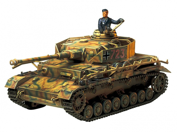 35181 Tamiya Немецкий танк Panzerkampfwagen IV Ausf.J с фигурой танкиста (1:35)