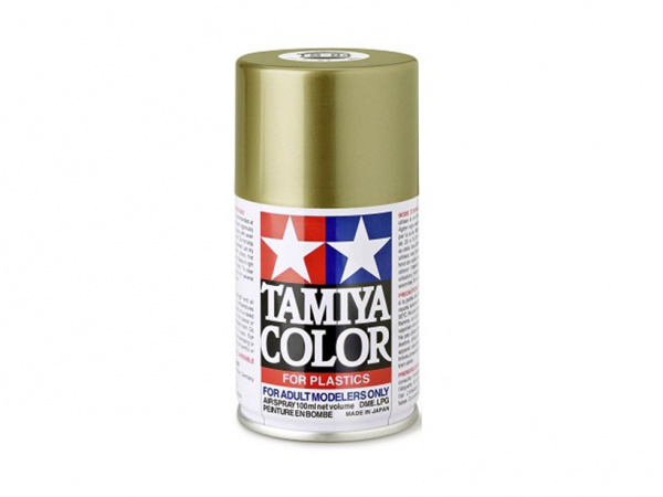 85084 Tamiya TS-84 Metallic Gold (Металлическое золото) краска-спрей 100 мл.
