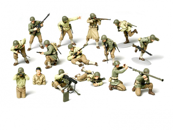 32513 Tamiya Американские пехотинцы времен второй мировой войны (1:48)