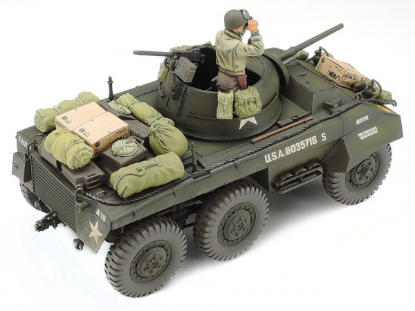 25196 Tamiya Американский бронеавтомобиль M8 Light Armored Car "Greyhound" (1:35)