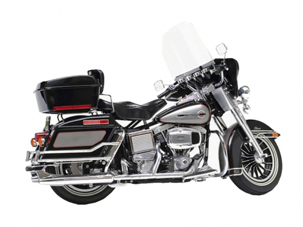 16037 Tamiya мотоцикл Harley Davidson FLH Classic – Black Version  (1:6)
