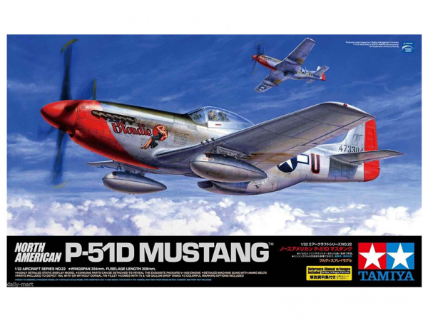 60322 Tamiya Американский истребитель Mustang P-51D (1:32)