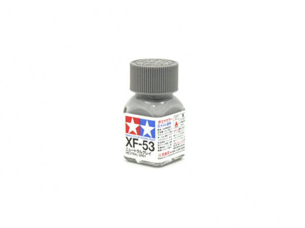 XF-53 Neutral Grey flat, enamel paint 10 ml. (Нейтральный Серый матовый) Tamiya 80353