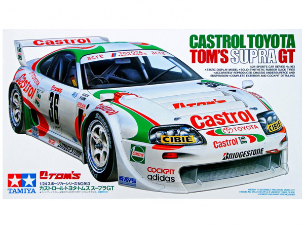 24163 Tamiya Castrol Toyota TOM`S Supra GT (1:24)
