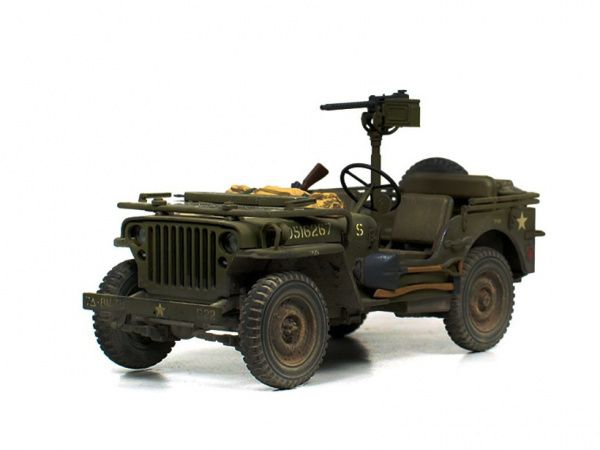 35219 Tamiya Американский 1/4-тонный джип 4х4 Willys MB с фигурой водителя (1:35)
