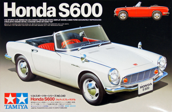 24340 Tamiya Honda S600 (1:24)