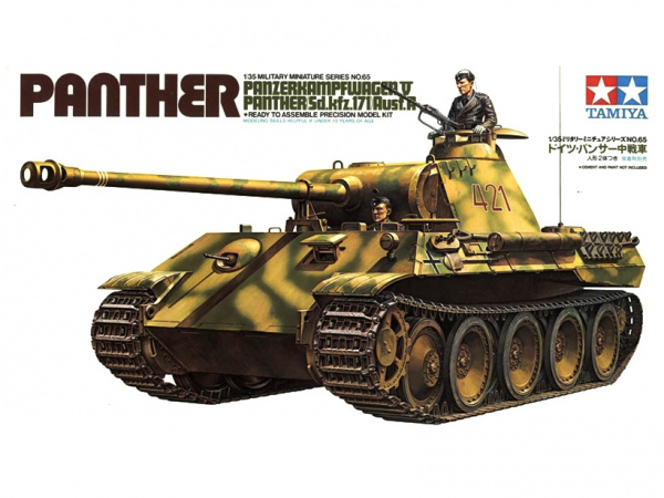 35065 Tamiya Немецкий средний танк Pz.Kpfw.V Panther Ausf. A (1:35)