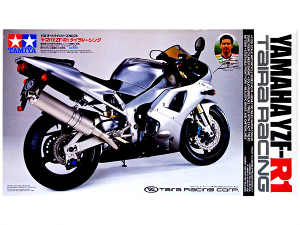 14074 Tamiya Мотоцикл Yamaha YZF-R1 Taira Racing (1:12)