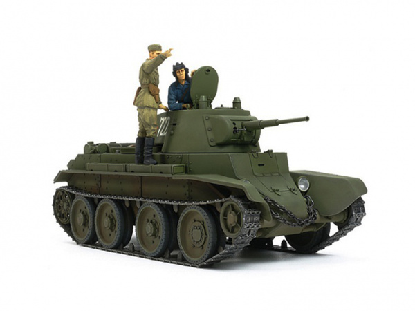 35327 Tamiya Советский танк БТ-7 (выпуск 1937 г), c 2-мя фигурами (1:35)