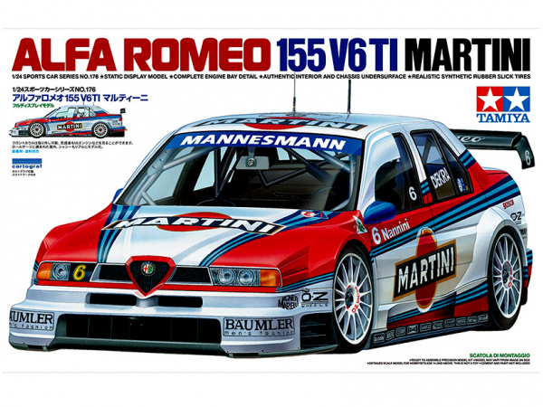 24176 Tamiya Alfa Romeo 155 V6 TI Martini (1:24)