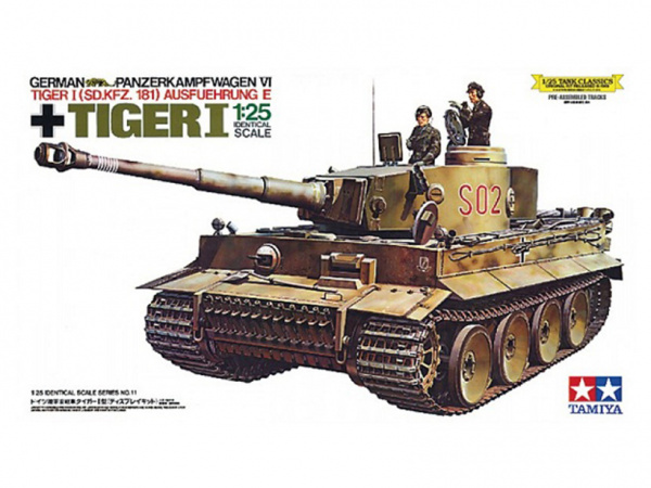 30611 Tamiya Немецкий тяжёлый танк Tiger I (1:25)