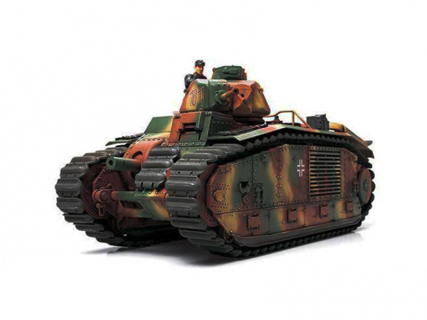 35287 Tamiya Тяжелый танк B1 bis немецкой армии (1:35)