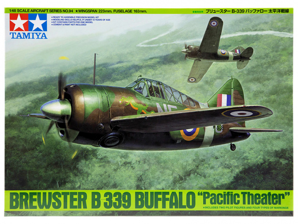 61094 Tamiya Истребитель Brewster B-339 Buffalo,Тихоокеанский театр военных действий (1:48)