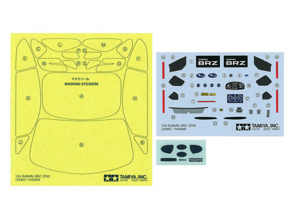 24362 Tamiya Subaru BRZ (ZD8) (1:24)